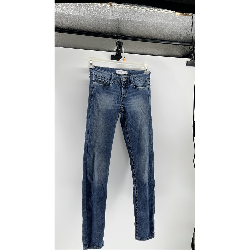 No Boundaries Juniors Skinny Jeans Blue Stretch Mid-Rise‎ Size 1